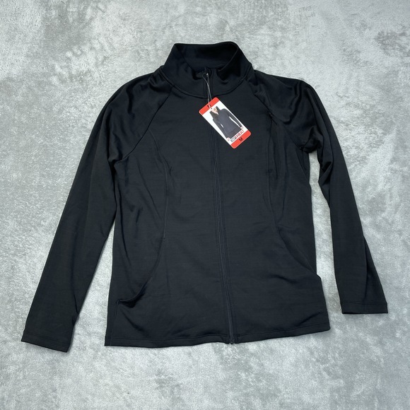 32 Degrees Women's M Activewear Sweatshirt Black a1889 - Picture 2 of 8